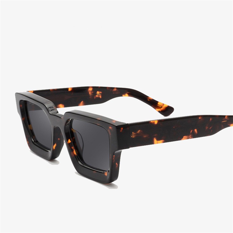 Vintage Sunglasses for Man Woman Fashion Retro Round Acetate Sunglasses High Quality Italy Design