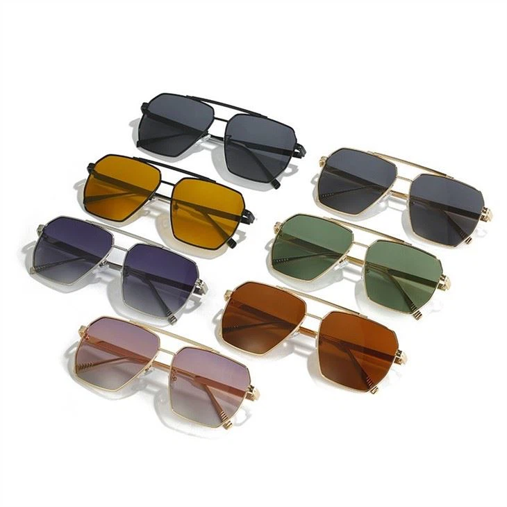 Polarized Retro Square Sunglasses