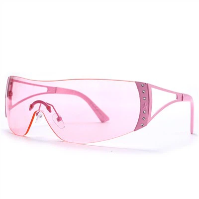 Tinted Lens Wrap Fashion Glasses