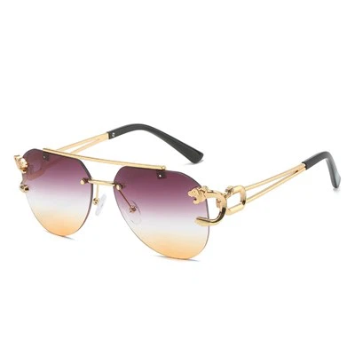 Rimless Gradient Sunglasses