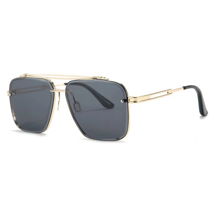 Square Sunglasses Metal Frame