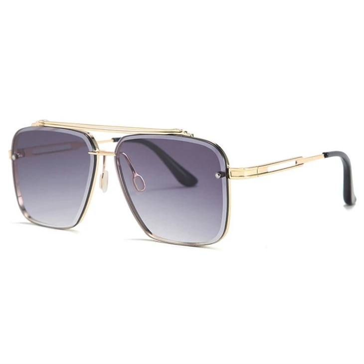 Square Sunglasses Metal Frame