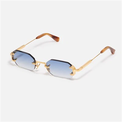Rimless Sunglasses Rectangular