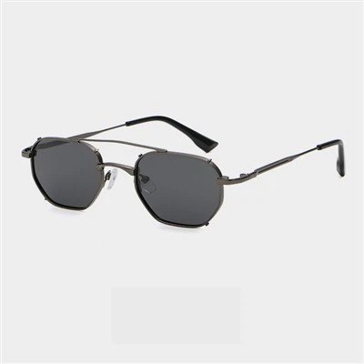 Square Metal Frame Sunglasses